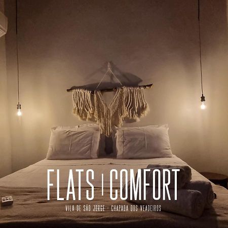 Novidade Flats Comfort Na Vila De Sao Jorge - Chapada Dos Veadeiros酒店 外观 照片