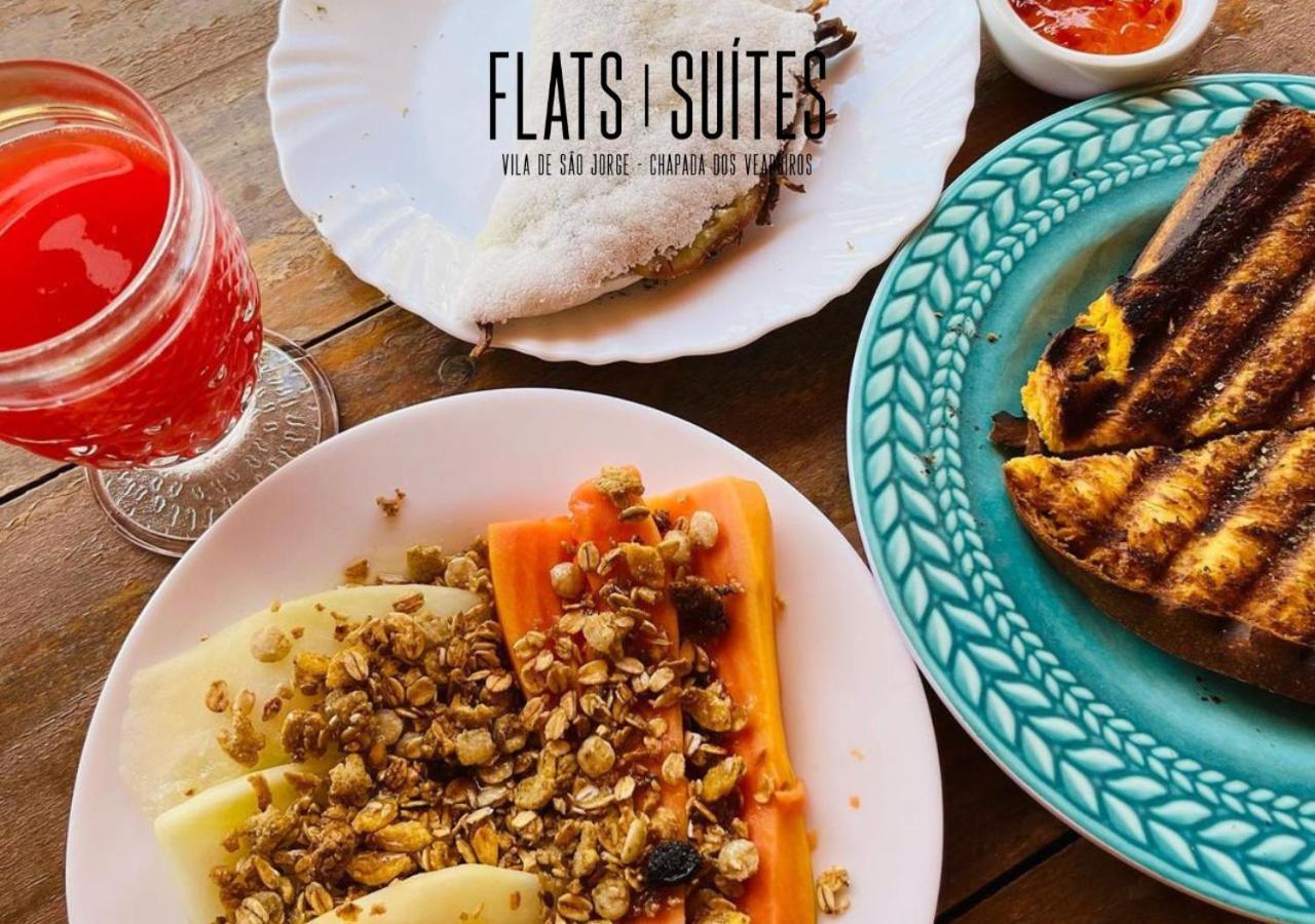 Novidade Flats Comfort Na Vila De Sao Jorge - Chapada Dos Veadeiros酒店 外观 照片