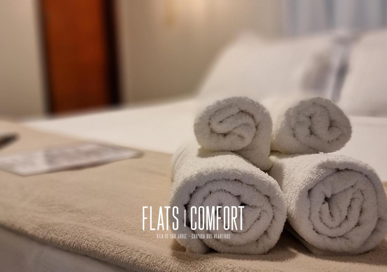 Novidade Flats Comfort Na Vila De Sao Jorge - Chapada Dos Veadeiros酒店 外观 照片