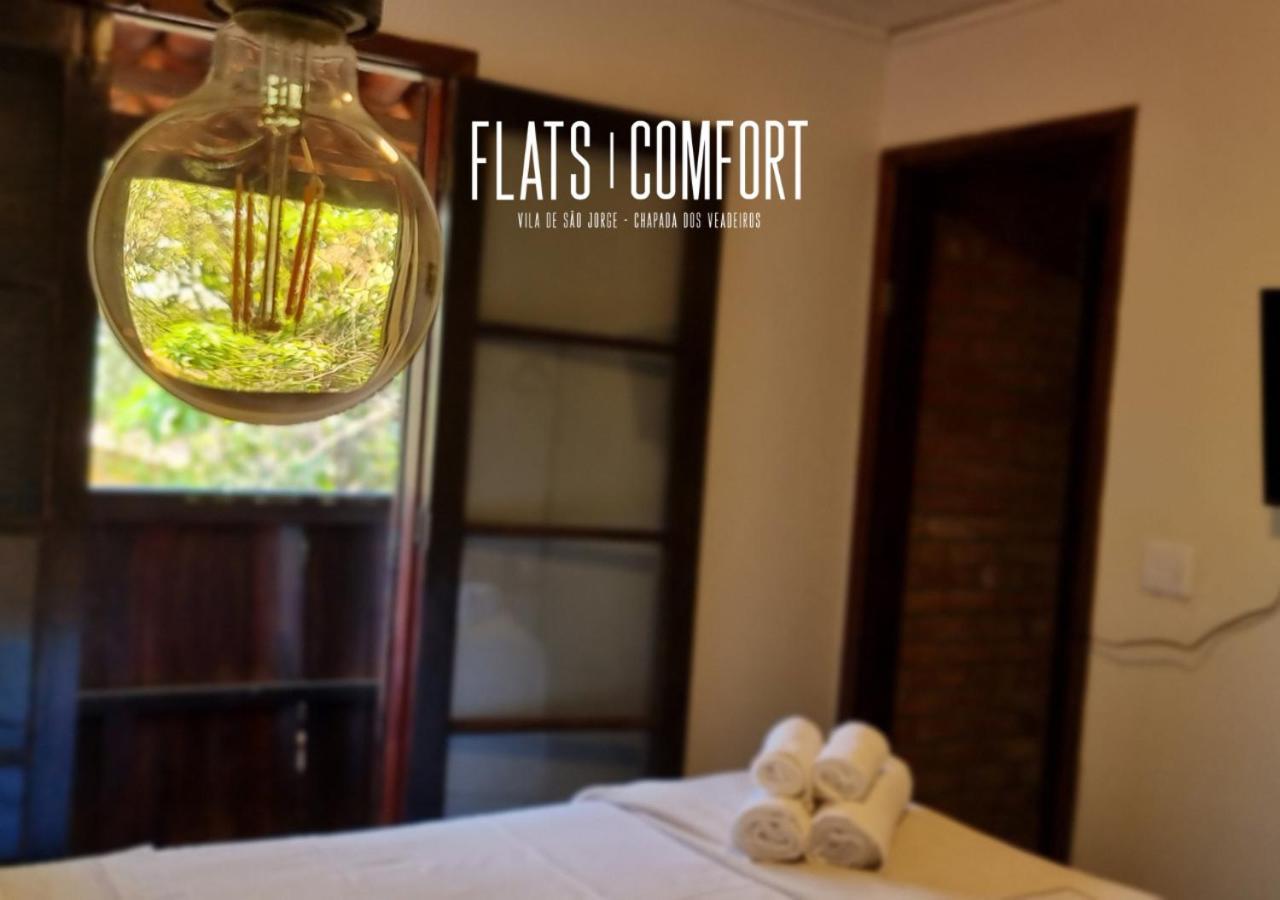 Novidade Flats Comfort Na Vila De Sao Jorge - Chapada Dos Veadeiros酒店 外观 照片