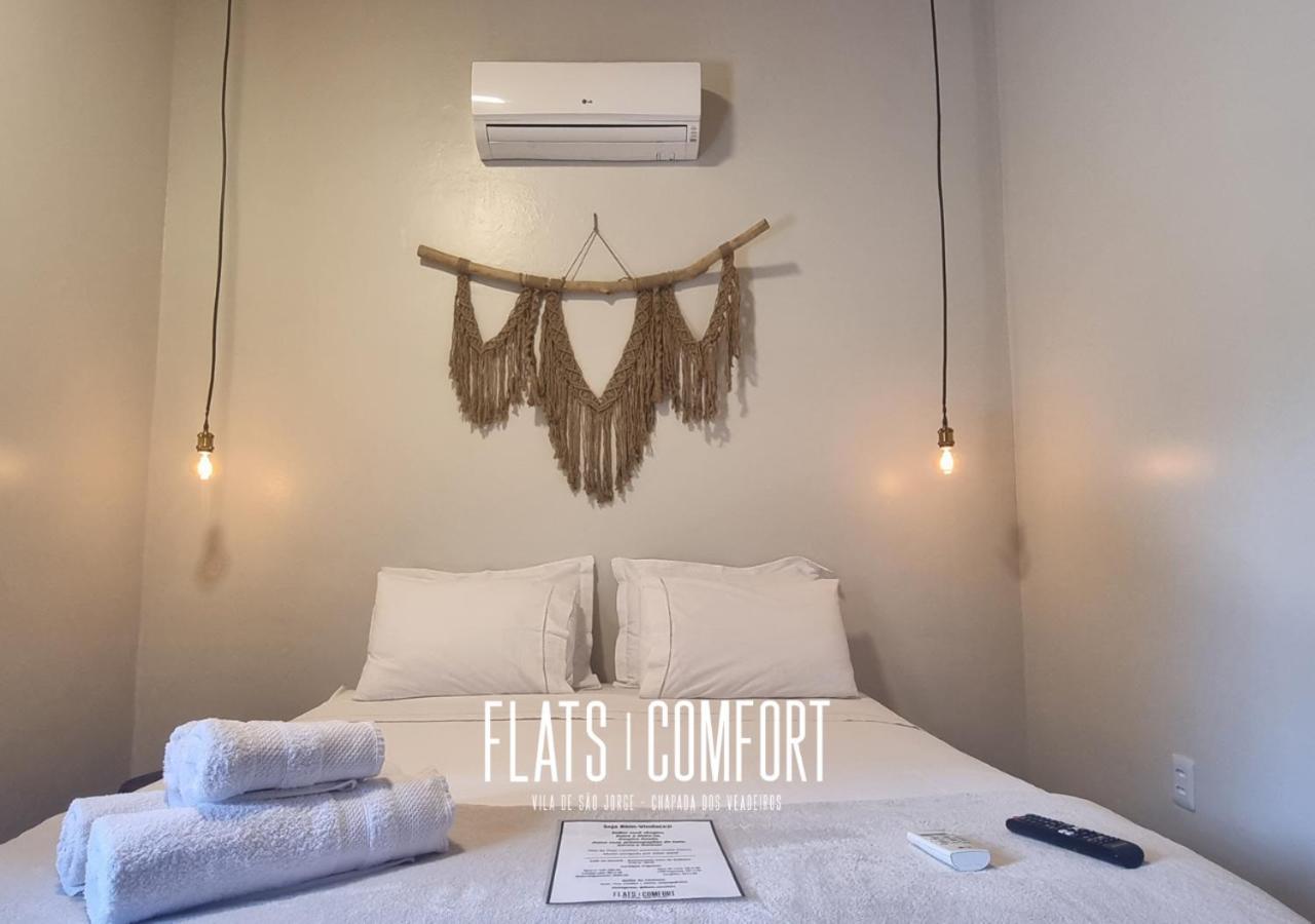 Novidade Flats Comfort Na Vila De Sao Jorge - Chapada Dos Veadeiros酒店 外观 照片