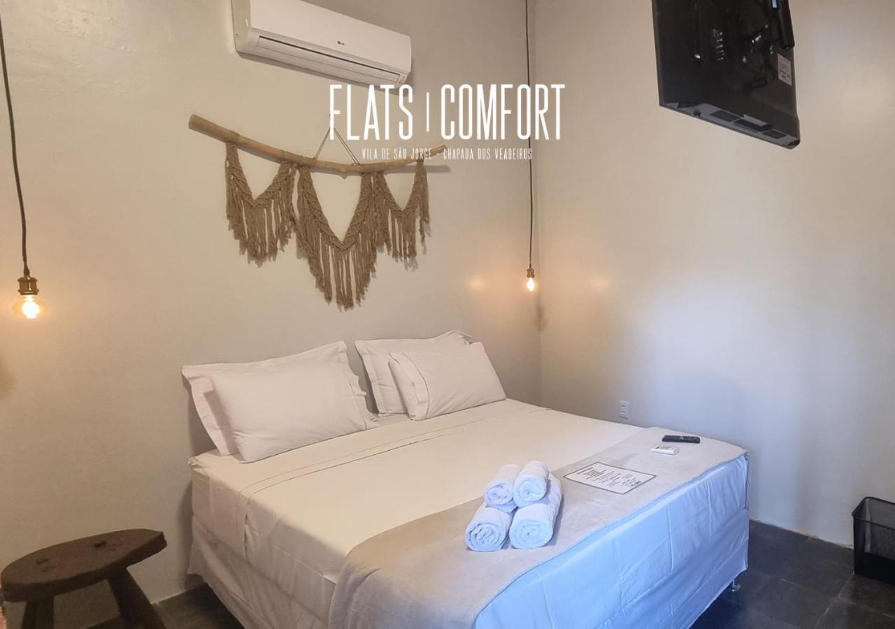 Novidade Flats Comfort Na Vila De Sao Jorge - Chapada Dos Veadeiros酒店 外观 照片