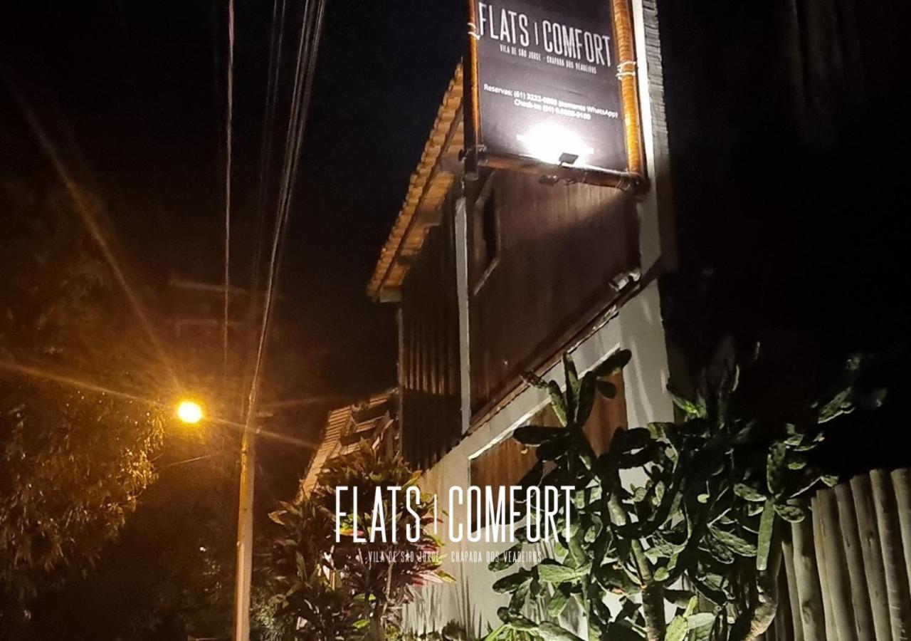 Novidade Flats Comfort Na Vila De Sao Jorge - Chapada Dos Veadeiros酒店 外观 照片