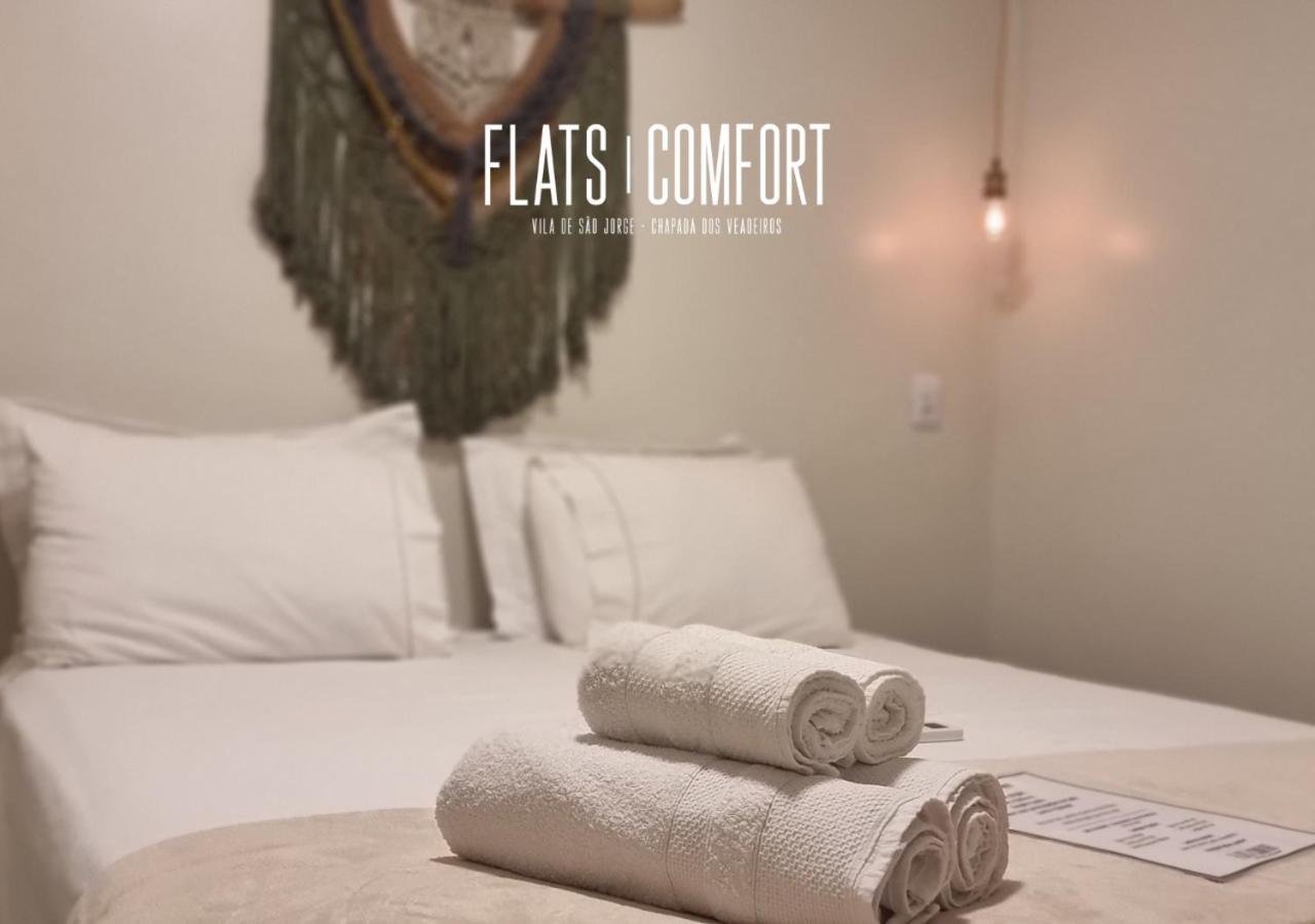 Novidade Flats Comfort Na Vila De Sao Jorge - Chapada Dos Veadeiros酒店 外观 照片