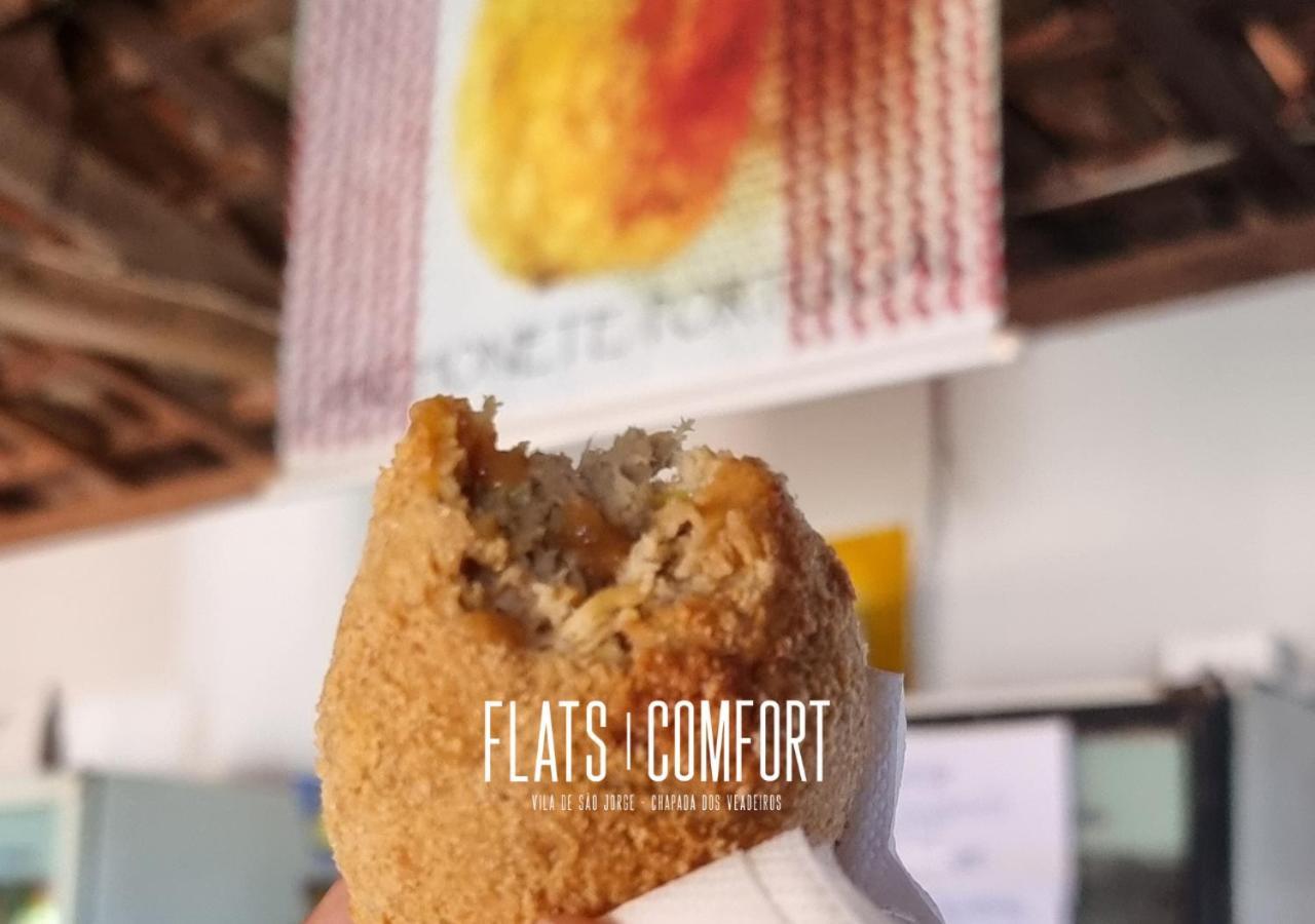 Novidade Flats Comfort Na Vila De Sao Jorge - Chapada Dos Veadeiros酒店 外观 照片